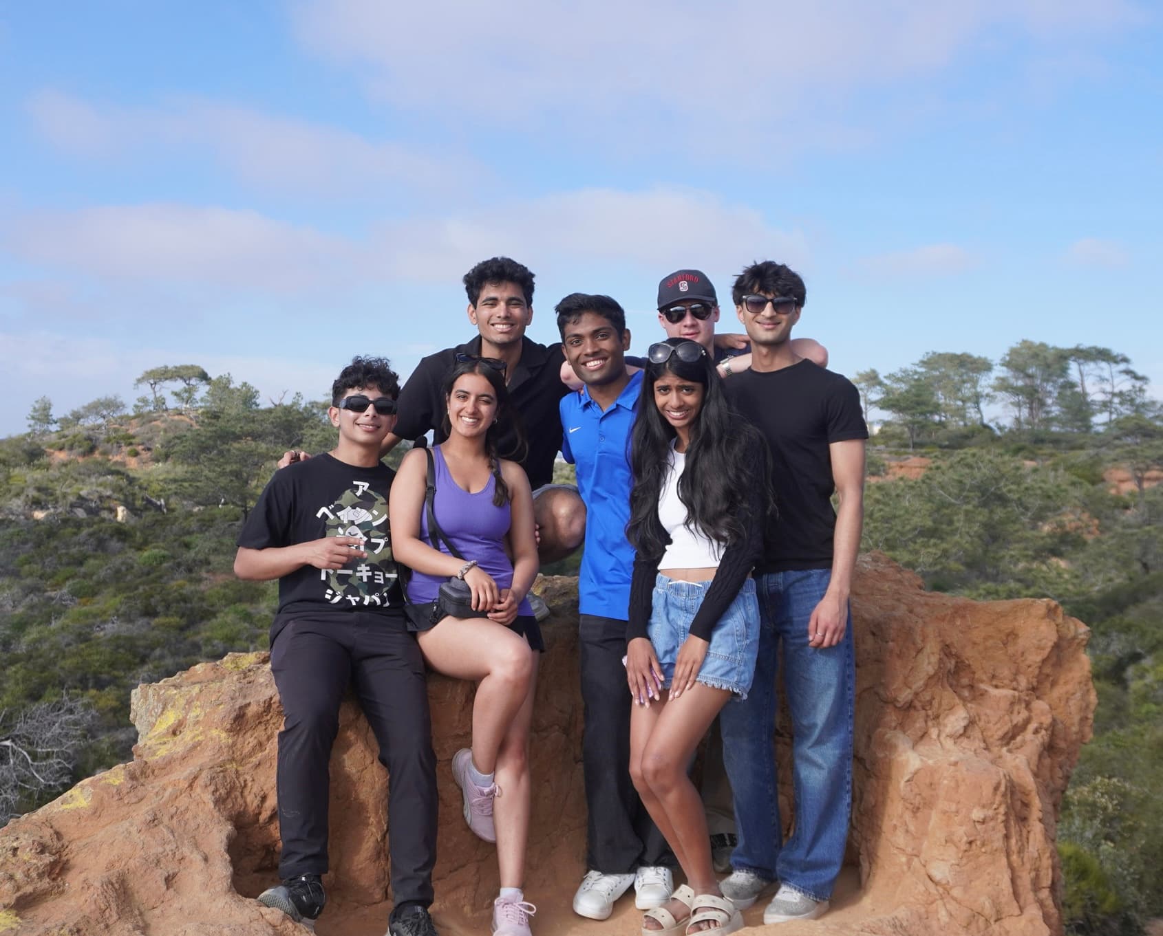 Hanging out with friends